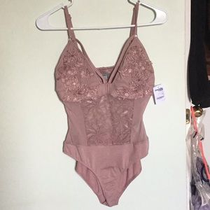 Dusty rose bodysuit